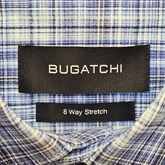 Bugatchi 8 Way Stretch Button Down M - Picture 4 of 8